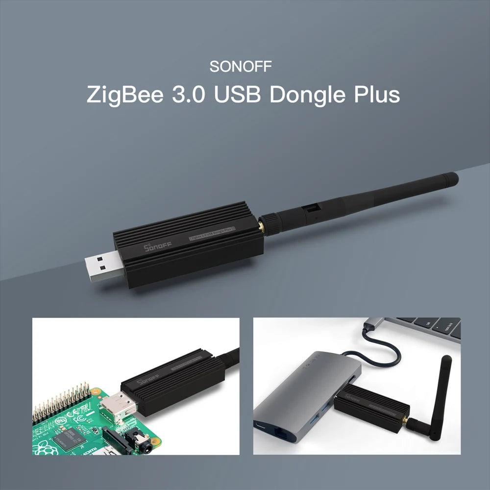 SONOFF ZB Dongle-P Zigbee 3.0 USB Dongle Plus Universal Zigbee Gateway Support via ZHA or Zigbee2MQTT Sonoff Zigbee Series