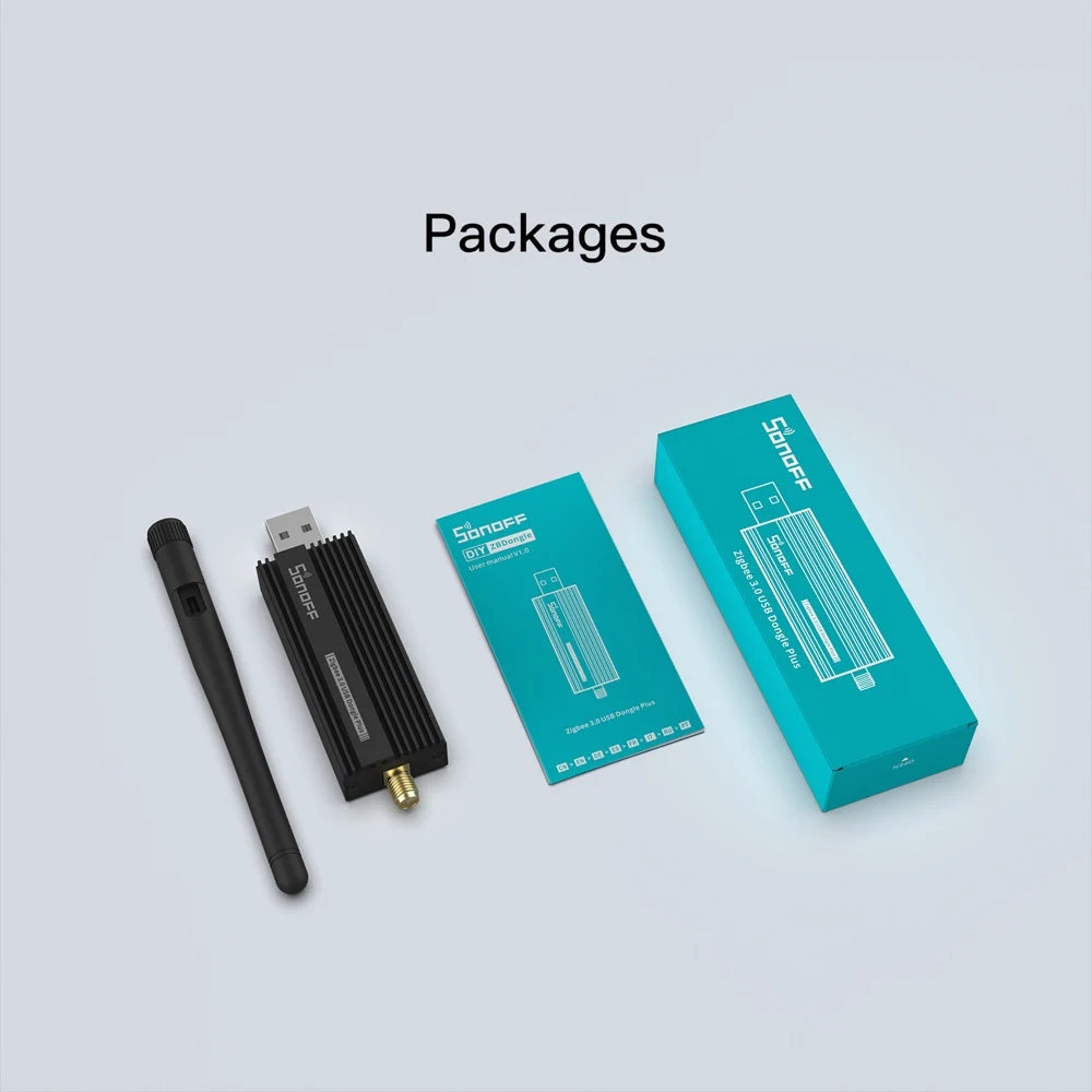 SONOFF ZB Dongle-P Zigbee 3.0 USB Dongle Plus Universal Zigbee Gateway Support via ZHA or Zigbee2MQTT Sonoff Zigbee Series