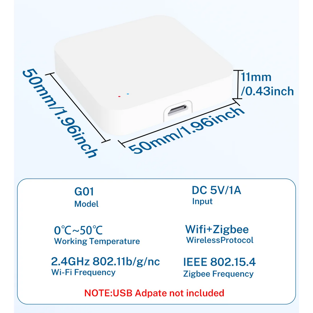 Tuya Zigbee 3.0 Gateway Hub Smart Home Wireless Bridge Smart Life APP Remote Control Automation Device