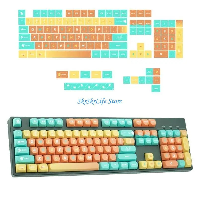 E65E Personalizing Keycap Set Compatibles Various Layouts Mechanical Keyboards
