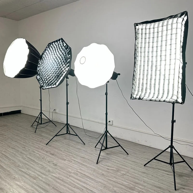 RGB Bowens Mount Softbox Remote Control 100W Lamp Globe Lantern Ball Diffuser Ring Soft Light ModifierFilm-Making Video Shoot
