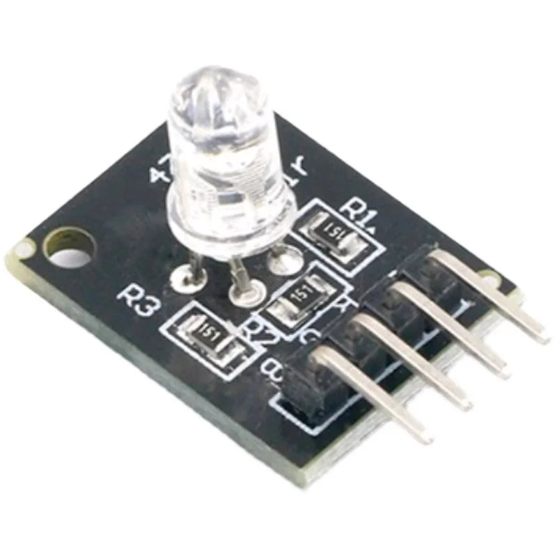 RGB full color LED module 10mm high brightness full color LED electronic building block compatible with Raspberry Pi/Arduino
