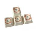 Nezha Wind Fire Wheels Ceramic Keycap Set WASD 4 Keys Custom Keycaps for Mechanical Keyboard Caps Smooth Glaze Key Caps PC Gifts