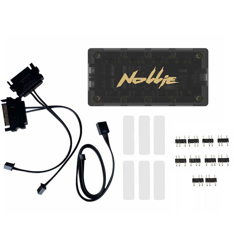 Nollie RGB Asynchronous Controller HUB 8/16 Ways Addressable ARGB Splitter Support Software Signal-RGB/OpenRGB Management