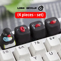 Fun Pingu Key Cap Multiple Expressions Cute Penguin Style Mechanical Keyboard Replace Keycap Resin Material Esc Periphery Gifts