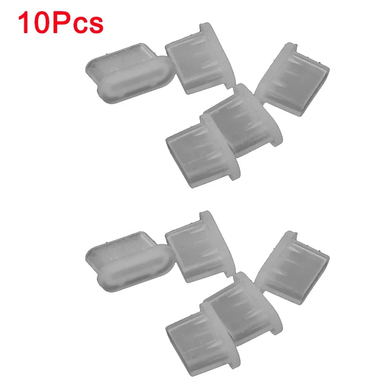 Type-C Anti-Dust Plugs, Silicone Cover & Anti-Lost Stopper for DJI Mini 3 Pro & All Type-C Devices Charging Ports