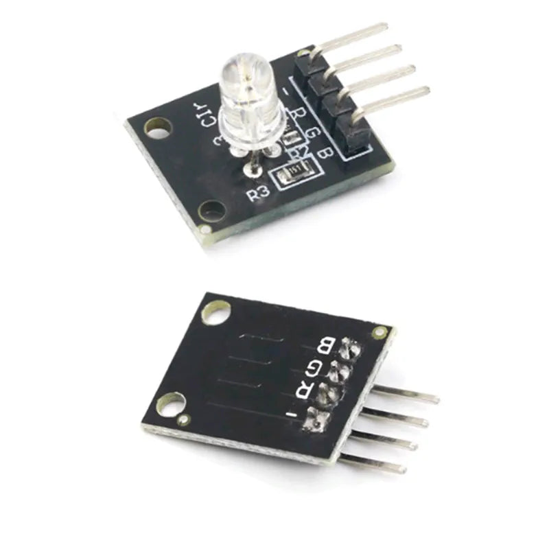 RGB full color LED module 10mm high brightness full color LED electronic building block compatible with Raspberry Pi/Arduino
