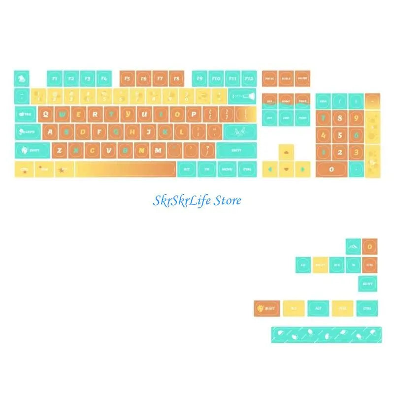 E65E Personalizing Keycap Set Compatibles Various Layouts Mechanical Keyboards