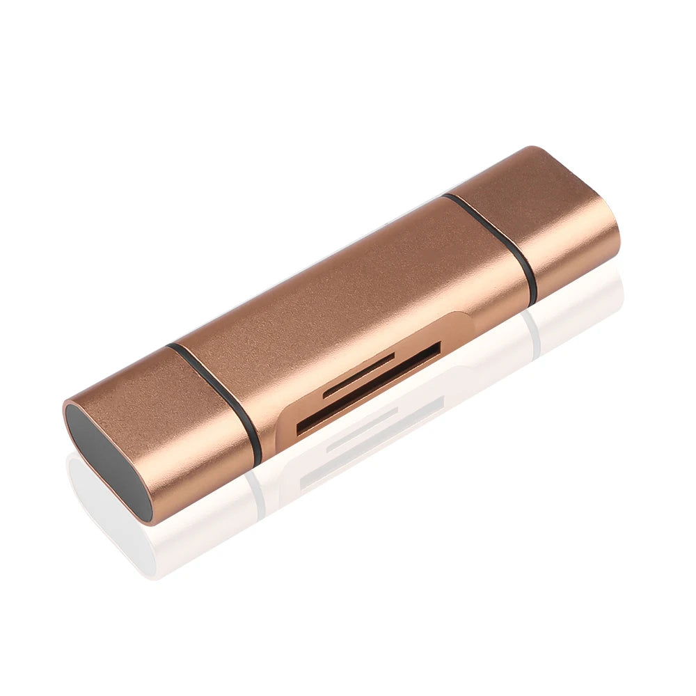 6 in 1 Card Reader USB3.0 to Type C Micro USB Universal OTG Adapter Multifunctional Adapter SD TF High-Speed Transmission