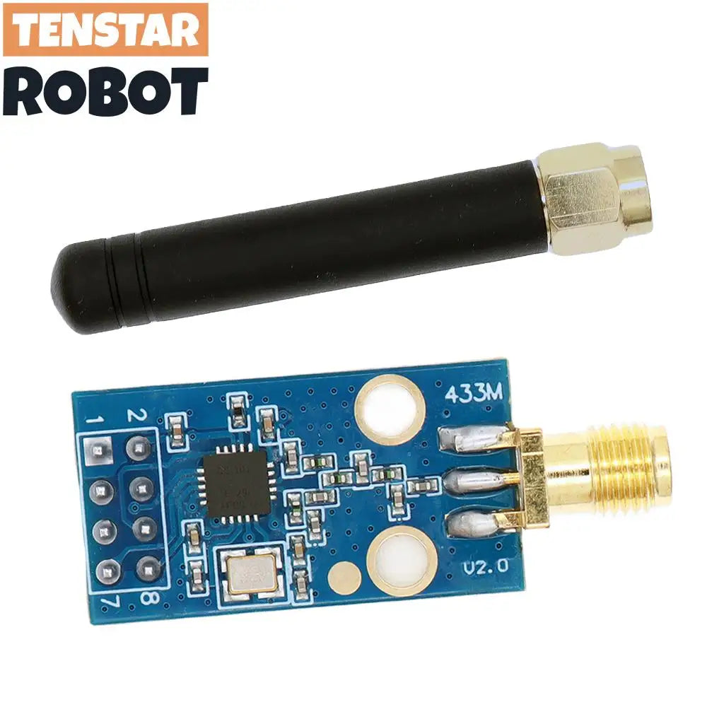 TENSTAR CC1101 433MHz Wireless Module With SMA 50cm Antenna Wireless Transceiver Module