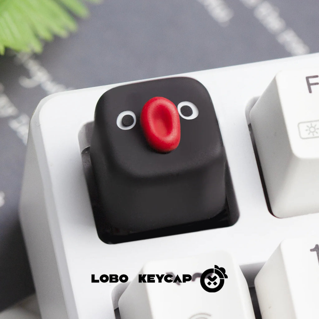 Fun Pingu Key Cap Multiple Expressions Cute Penguin Style Mechanical Keyboard Replace Keycap Resin Material Esc Periphery Gifts