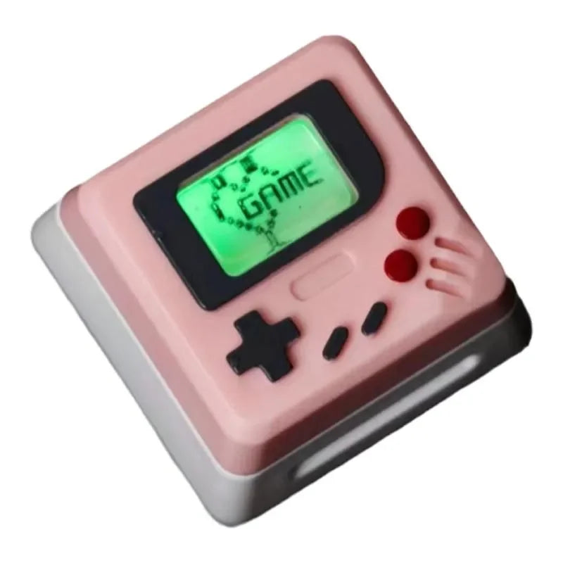 K-04 3-in-1 Creative Retro Transparent Keycap Set for Mechanical Keyboards, Cute Game Console Replacement Keycaps Accessories