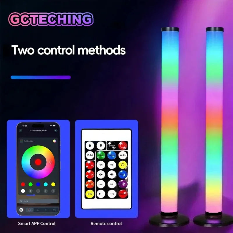 RGB USB LED Light Bar, Smart TV Backlight with Remote APP Control, Music Sync Atmosphere Light for Gaming Room Bedroom
