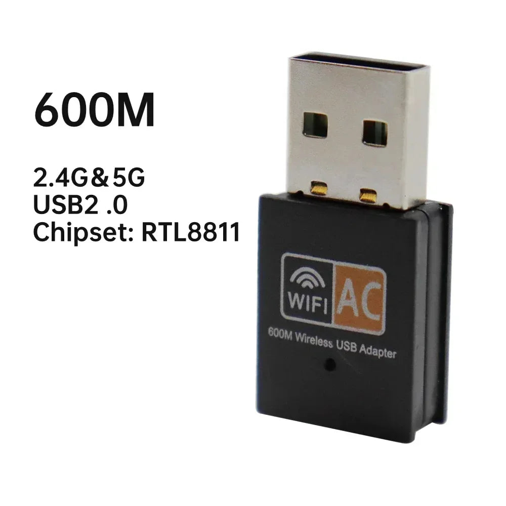 1300Mbps WiFi USB Adapter Dual Band 2.4G/5Ghz Wi-Fi Dongle USB3.0 High-Speed 802.11AC 4-Antennas Wireless Receiver Driver Free
