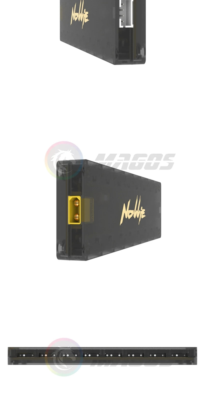 Nollie RGB Asynchronous Controller HUB 8/16 Ways Addressable ARGB Splitter Support Software Signal-RGB/OpenRGB Management