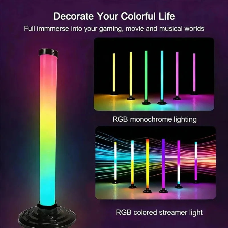 RGB USB LED Light Bar, Smart TV Backlight with Remote APP Control, Music Sync Atmosphere Light for Gaming Room Bedroom