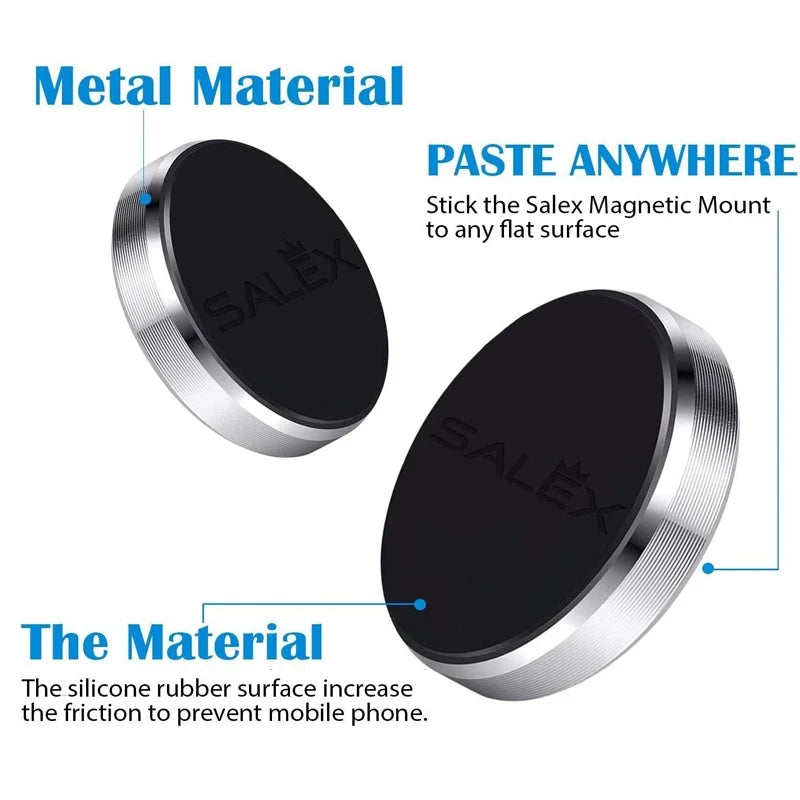 Magnetic Car Phone Holder Universal Car Dashboard Wall Mounted Phone Stand Car Magnet Sticker for iPhone Samsung Xiaomi Huawei
