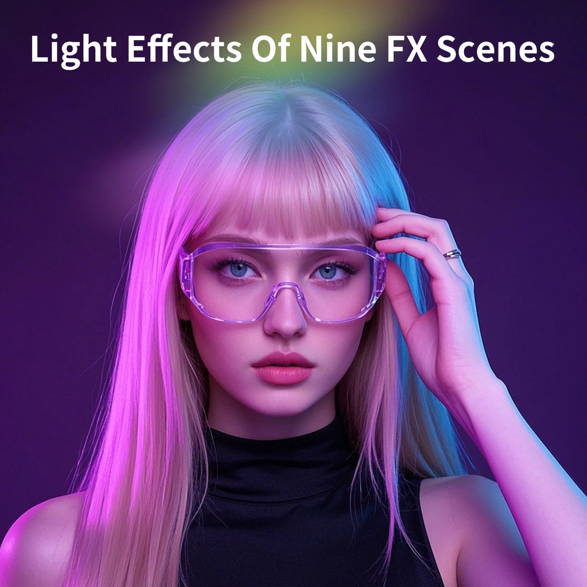 RGB LED Video Light for Camera, 360° Full Color Fill Light with Remote Control, Rechargeable Portable RGB Panel for Photography,