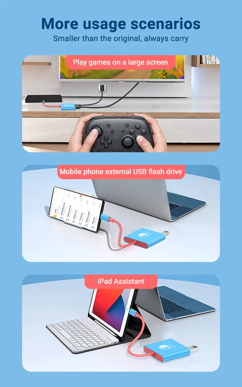 3 In 1 USB C HUB Type C to HDMI 4K with PD 100W Fast Charging USB 3.0 Docking Station for Switch MacBook Laptop Computer Phone
