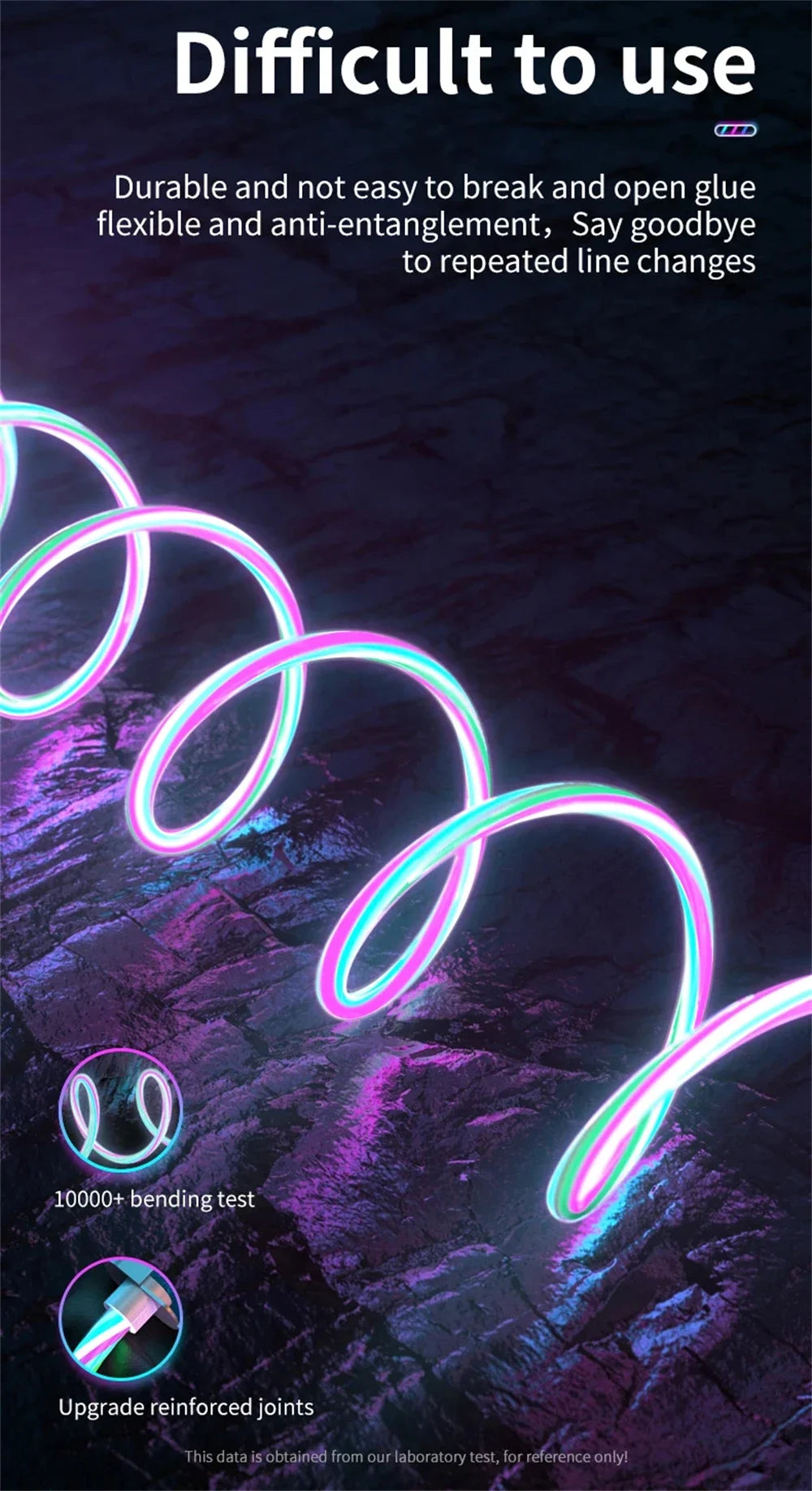 Glowing LED Light USB 3 IN 1 cable Phone Fast Charging Charger Luminous Type C Cable For Xiaomi iPhone Phone Accessories