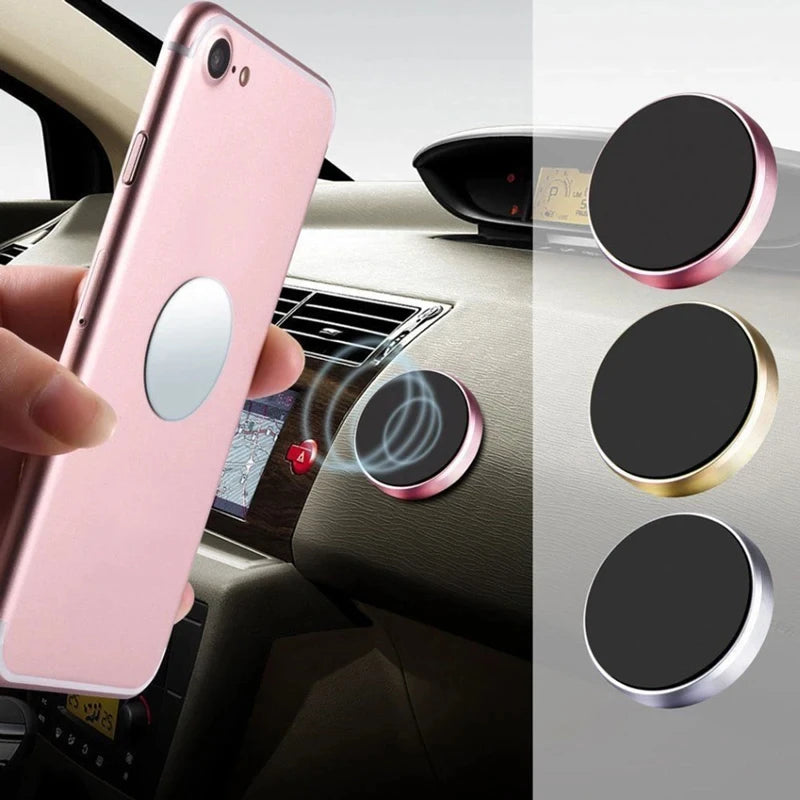 Magnetic Car Phone Holder Universal Car Dashboard Wall Mounted Phone Stand Car Magnet Sticker for iPhone Samsung Xiaomi Huawei