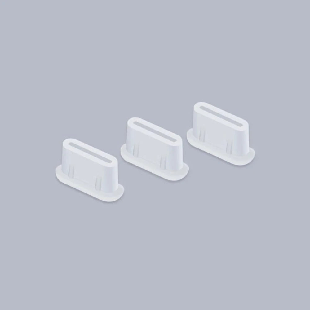 Type-C Anti-Dust Plugs, Silicone Cover & Anti-Lost Stopper for DJI Mini 3 Pro & All Type-C Devices Charging Ports