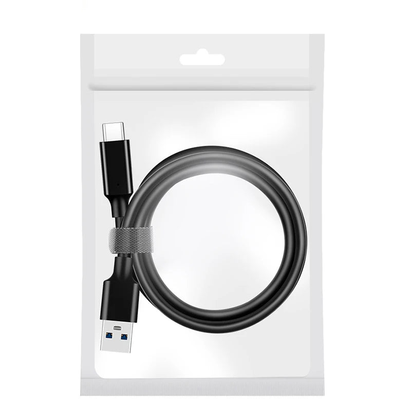 USB3.2 10Gbps Cable USB Type A to USB C 3.1/3.2 Gen2 Cable Data Transfer USB C SSD Hard Disk Cable 3A 60W QC 3.0 Fast Charging