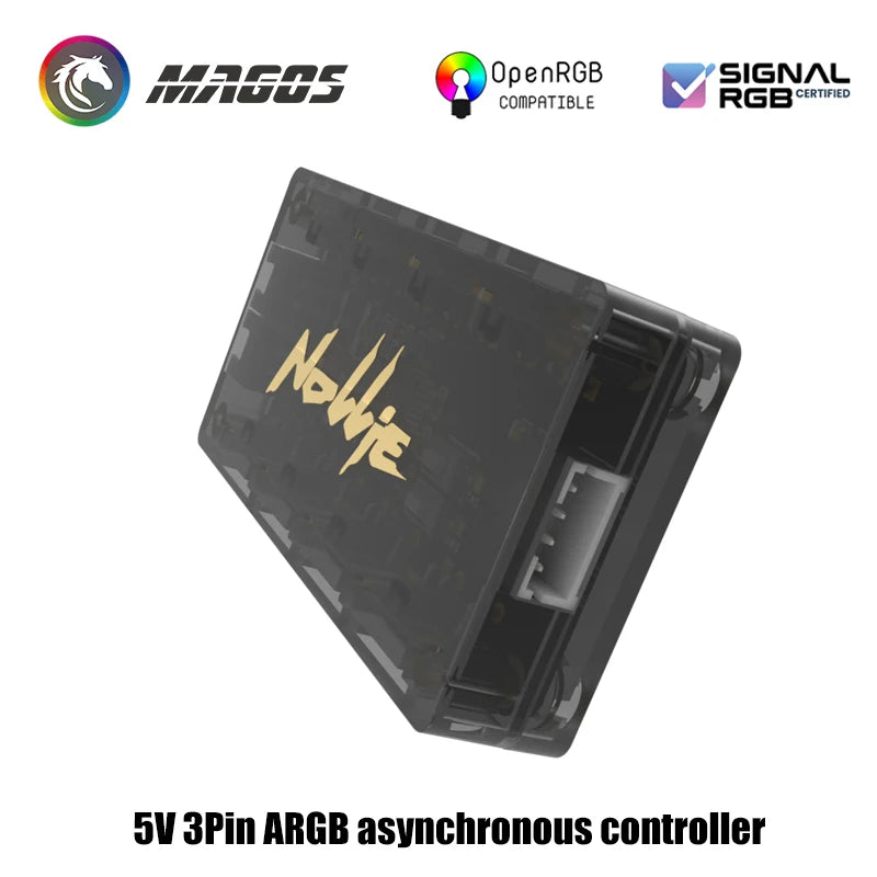 Nollie RGB Asynchronous Controller HUB 8/16 Ways Addressable ARGB Splitter Support Software Signal-RGB/OpenRGB Management