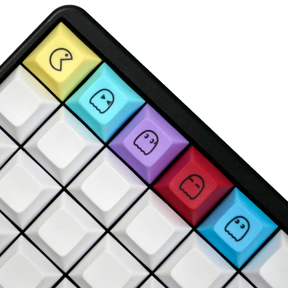 NPKC 5PCS Cute Emoticons Keycaps OEM/DSA Supplementary Keycap PBT Key caps for Mechanical Keyboard Custom DIY Game Key cap