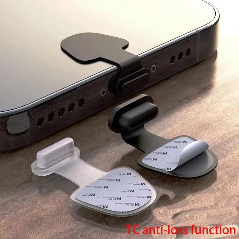 Type-C Anti-Dust Plugs, Silicone Cover & Anti-Lost Stopper for DJI Mini 3 Pro & All Type-C Devices Charging Ports