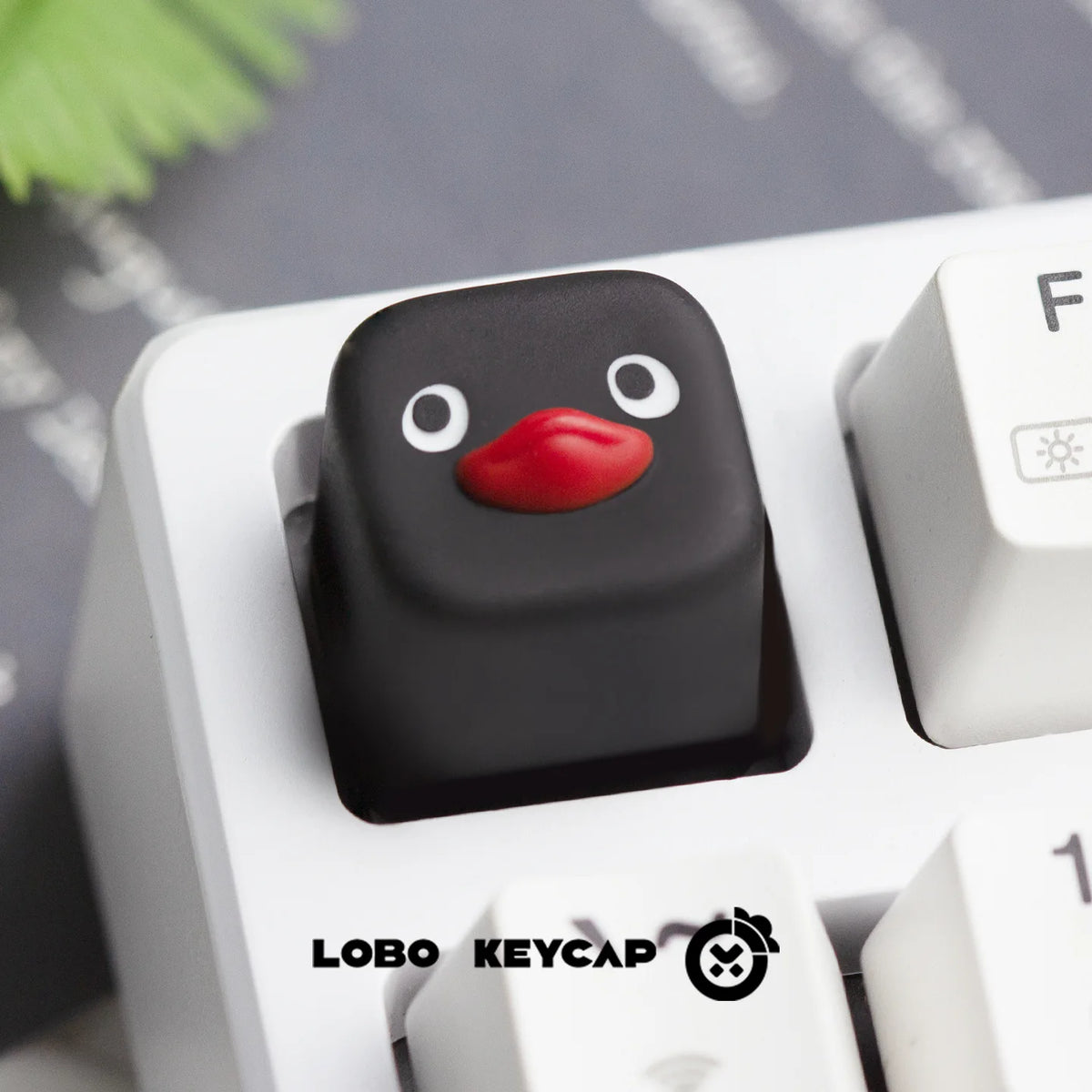 Fun Pingu Key Cap Multiple Expressions Cute Penguin Style Mechanical Keyboard Replace Keycap Resin Material Esc Periphery Gifts