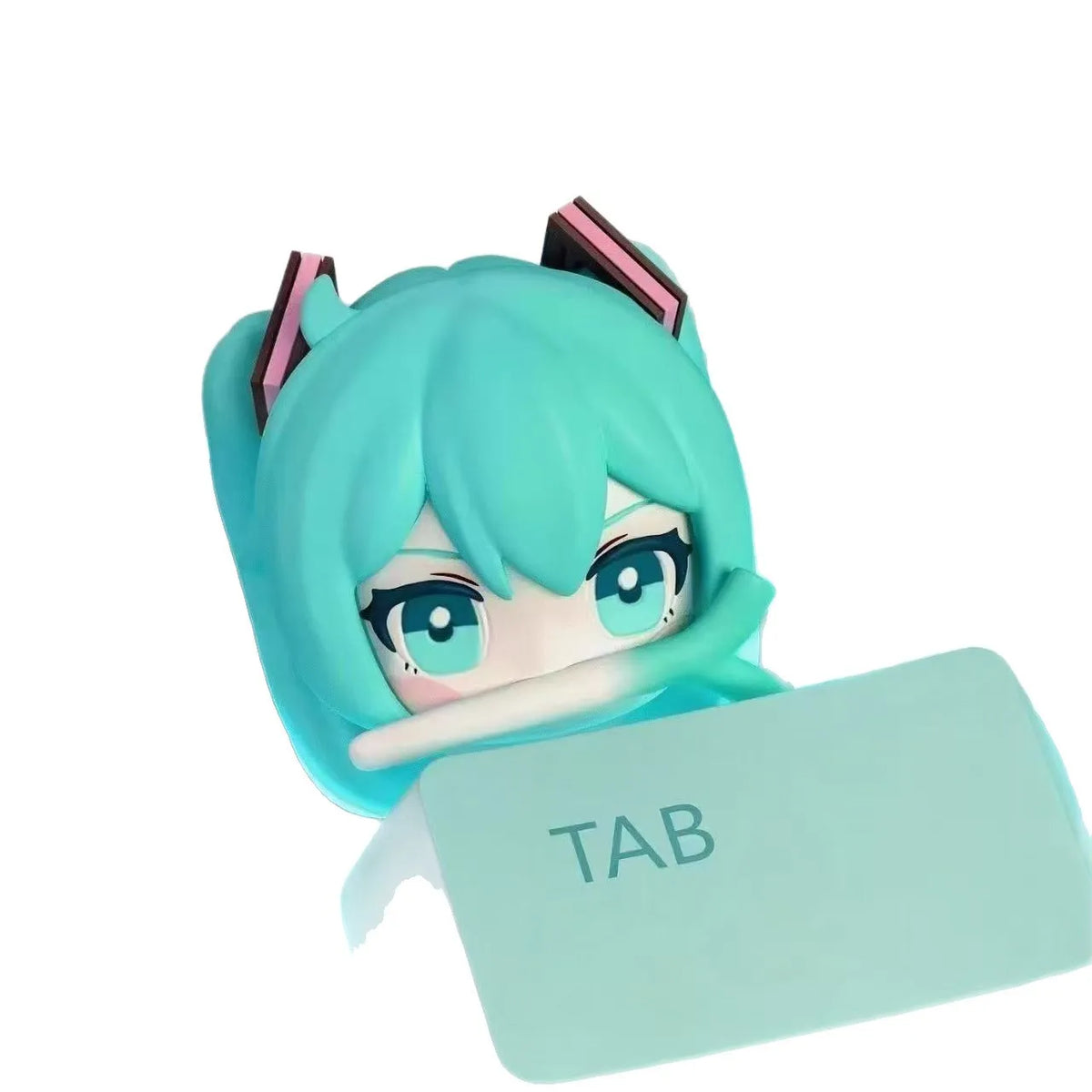 Cute Hatsune Miku Keycap Cartoon Resin Personalized 3d Keycap Creative Mechanical Keyboard Decoration Esc Anime Peripheral Gifts