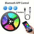 RGB LED Strip Lights USB 5V Flexible Diode Ribbon Bluetooth APP Music Sync for TV Backlight Party Home Decor Lighting