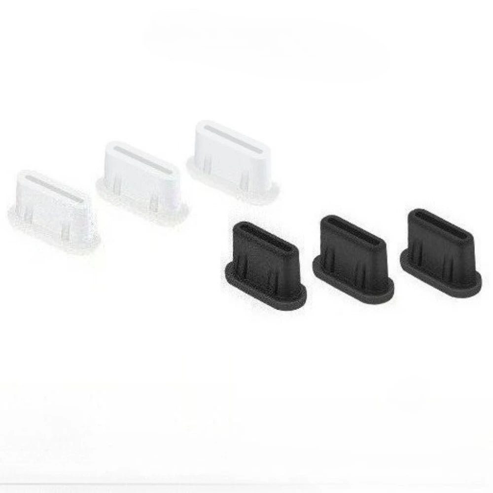 Type-C Anti-Dust Plugs, Silicone Cover & Anti-Lost Stopper for DJI Mini 3 Pro & All Type-C Devices Charging Ports